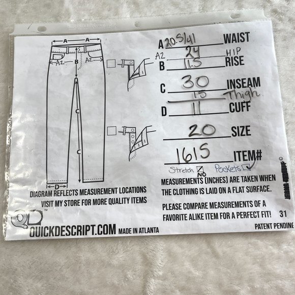 Gap Outlet Straight Leg Chino Pants Womens Size 20 White‎ Flat Front High Rise - Picture 3 of 15